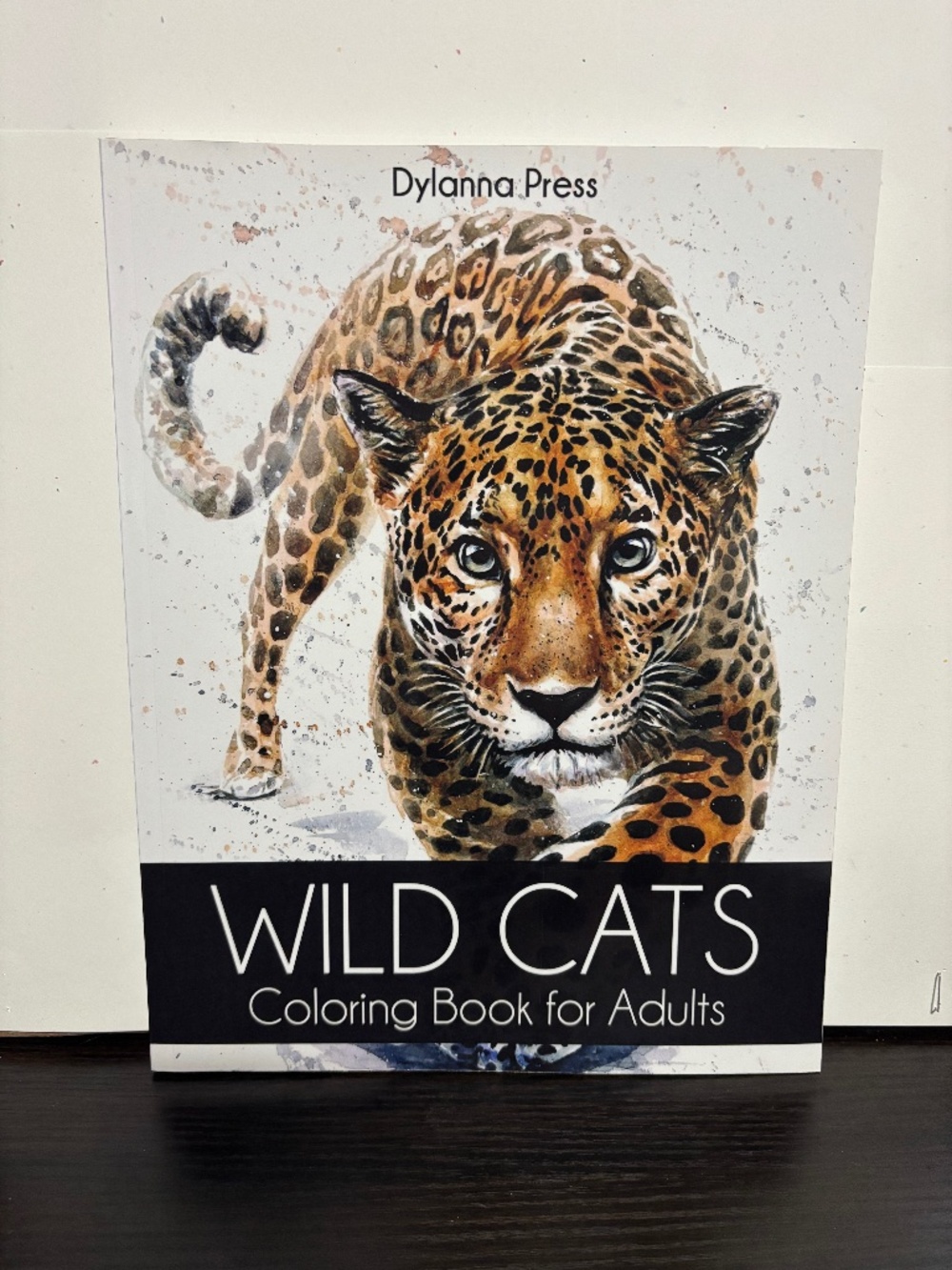 Wild Cats Adult coloring book